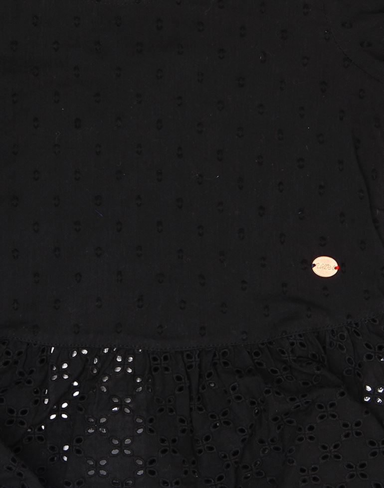 U.S. Polo Assn. Girls Black Peplum Top
